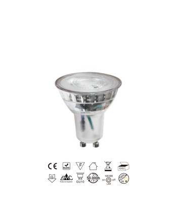 BOMBILLA LED - GU10 - 2,4W – 3000K -  390 LM